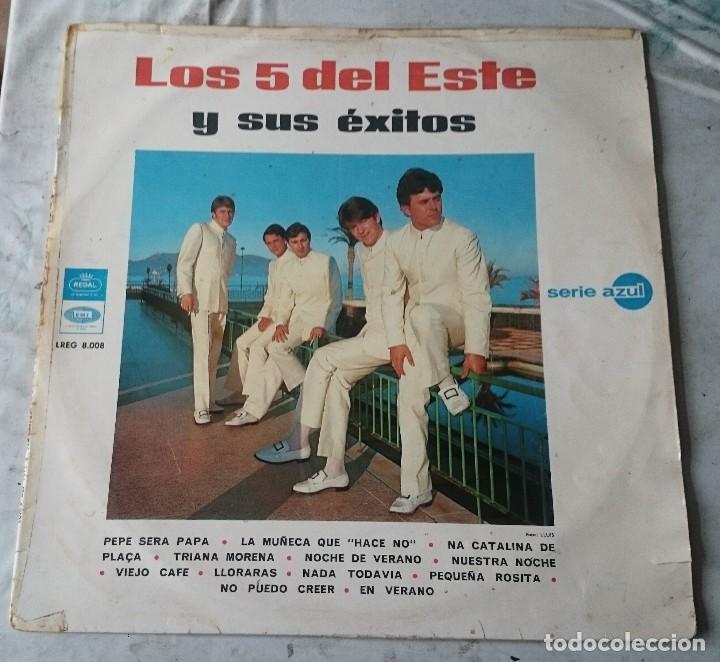 Discos de vinilo: Los 5 Del Este y sus &eacute;xitos (Emi Regal 1967) - Foto 1