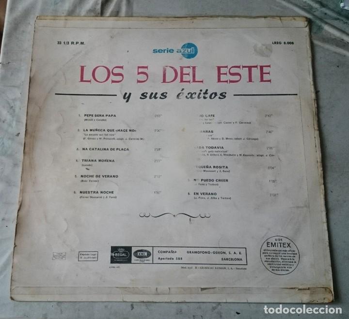Discos de vinilo: Los 5 Del Este y sus &eacute;xitos (Emi Regal 1967) - Foto 4