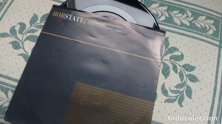 Discos de vinilo: SINGLE (VINILO) DE 808 STATE A&Ntilde;OS 90 - Foto 1