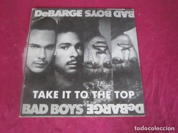 Discos de vinilo: DEBARGE DE BARGE BAD BOYS SINGLE VINILO - Foto 2
