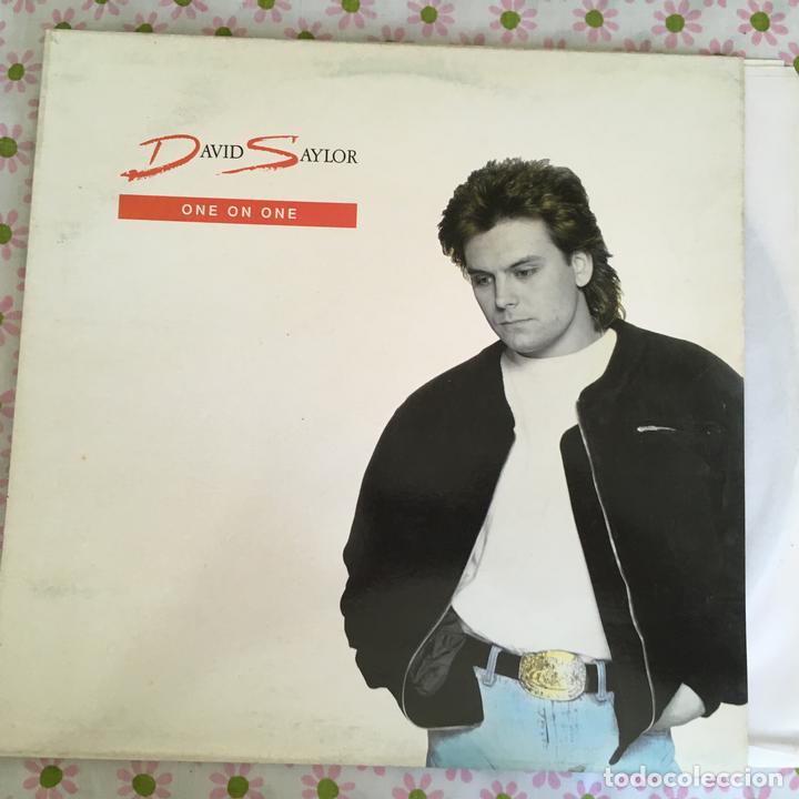 Discos de vinilo: LP DAVID SAYLOR-ONE ON ONE - Foto 1