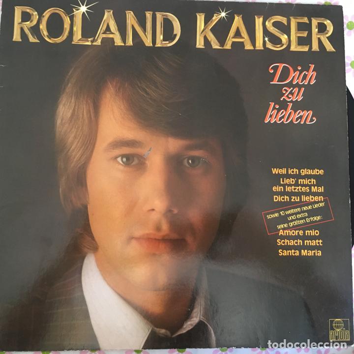 Discos de vinilo: LP ROLAND KAISER-DICH ZU LEBEN - Foto 1