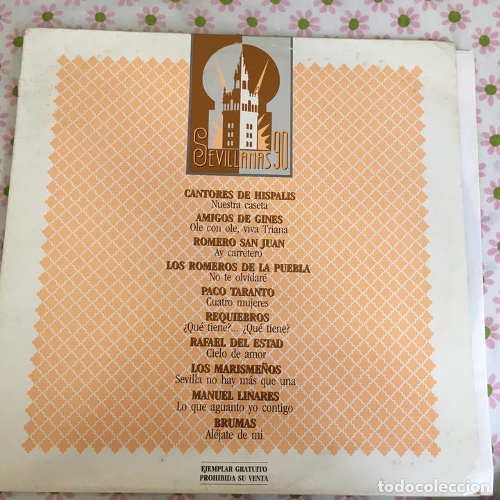 Discos de vinilo: LP SEVILLANAS 90-VARIOS - Foto 1