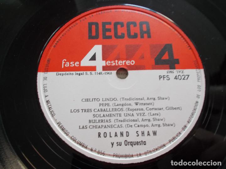 Discos de vinilo: MEXICO, ROLAND SHAW Y SU ORQUESTA. - Foto 6