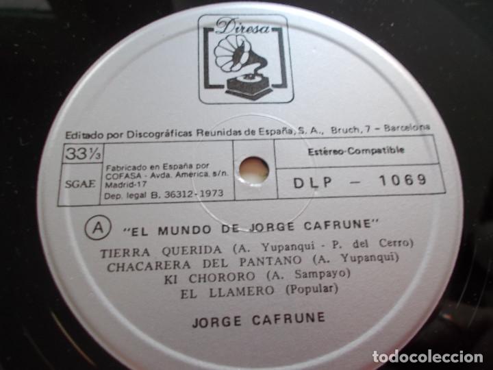Discos de vinilo: EL MUNDO DE JORGE CAFRUNE - Foto 4
