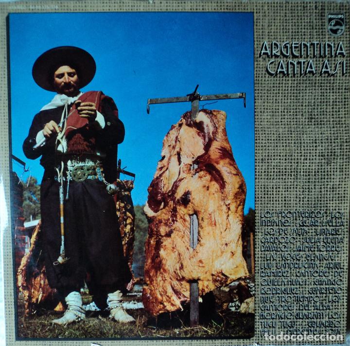 Vinyl records: Argentina canta as&iacute; - Varios argentinos - Edici&oacute;n de 1972 de Espa&ntilde;a - Doble