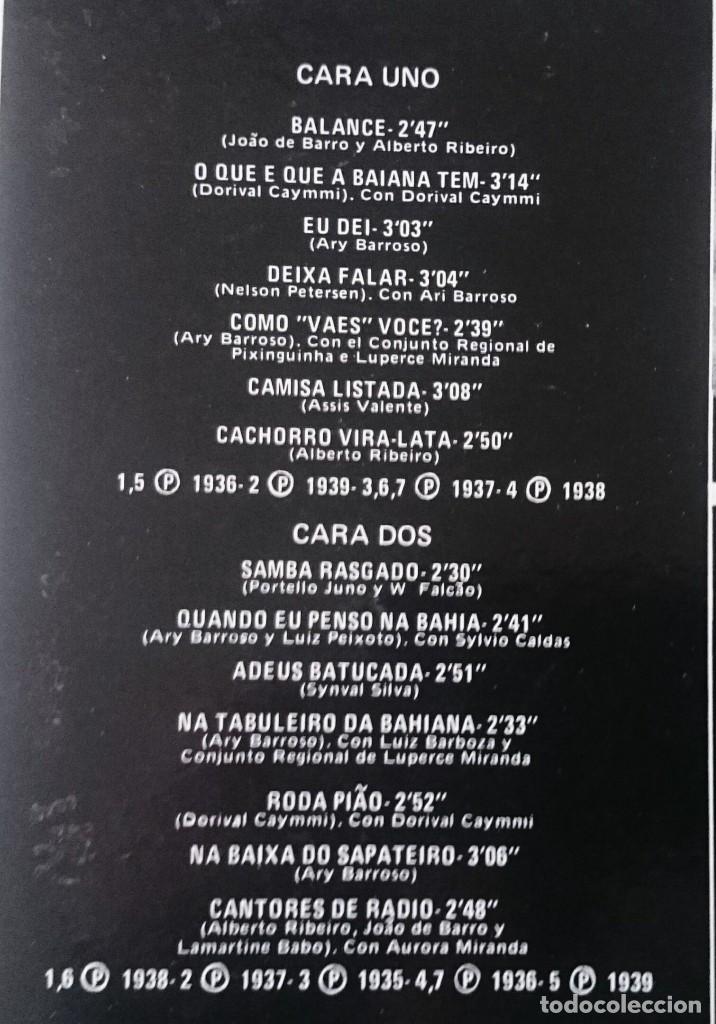 Discos de vinilo: Carmen Miranda. Con plumas (EMI ODEON 1990) - Foto 3