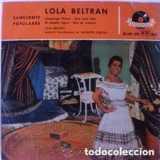 Discos de vinilo: LOLA BELTRAN CANCIONES POPULARES, EP GERMANY 50'S