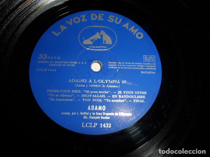 Discos de vinilo: Adamo - Olympia 67 - Foto 3