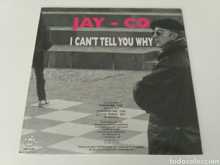 Discos de vinilo: Jay-Co - I Cant Tell You Why - Foto 2