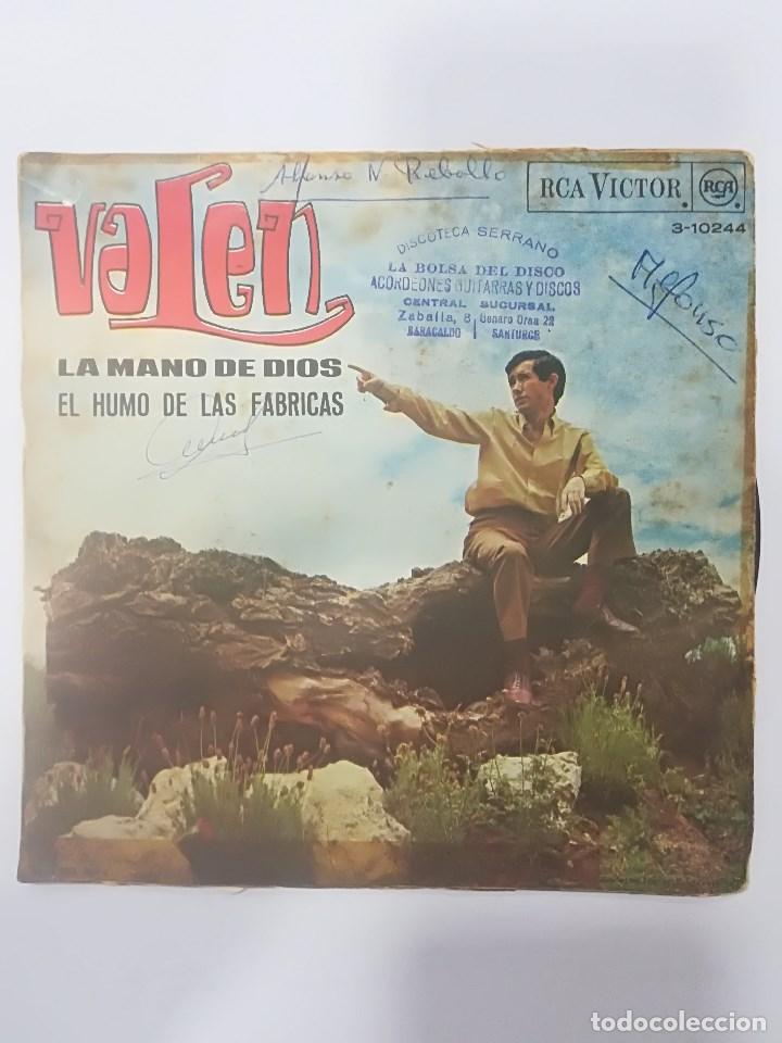 Discos de vinilo: VALEN: LA MANO DE DIOS / EL HUMO DE LAS FABRICAS - Foto 2