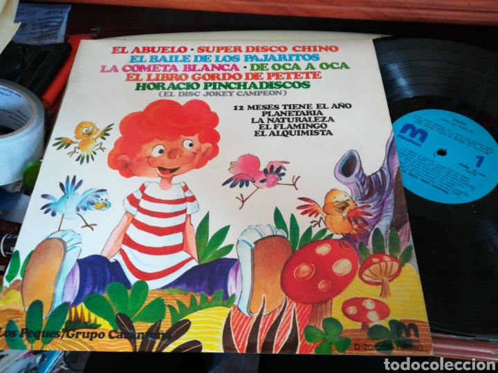 Discos de vinilo: Los peques / grupo caranto&ntilde;a lp 1981 - Foto 1
