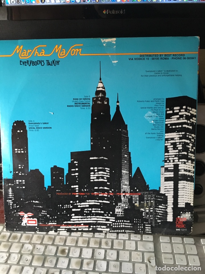 Discos de vinilo: MARSHA MASON-EVERYBODYS TALKIN - Foto 2