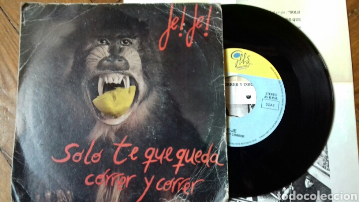Discos de vinilo: Je! Je! Solo te queda correr y correr - Foto 1