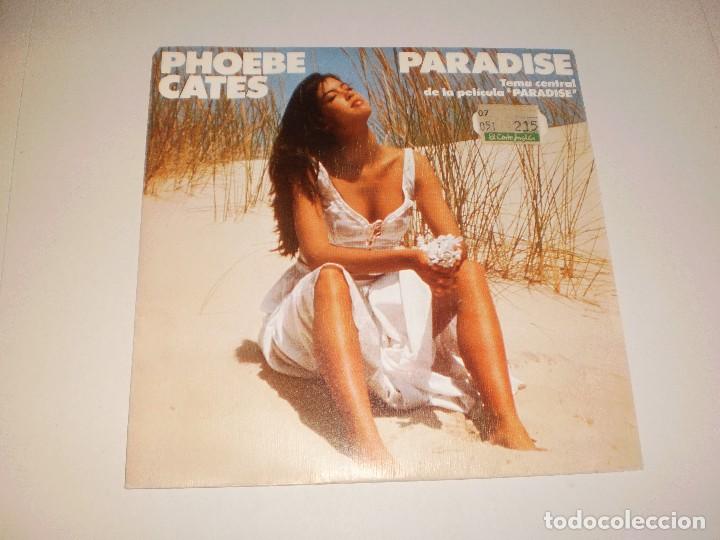 Discos de vinilo: single phoebe cates. paradise. cbs 1982 spain (disco probado y bien) - Foto 1