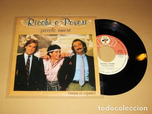 Discos de vinilo: RICCHI E POVERI - PICCOLO AMORE - PROMO SINGLE - 1983 - Foto 1