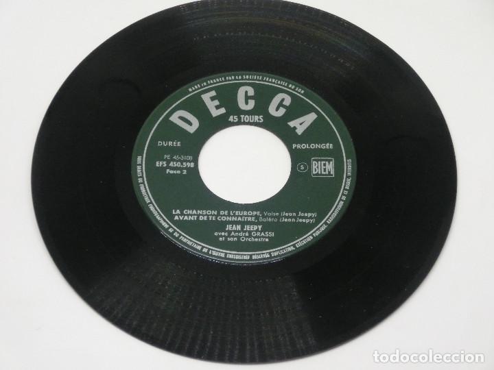 Discos de vinilo: SINGLE - JEAN JEEPY - LA PRI&Egrave;RE DU GITAN - Foto 3