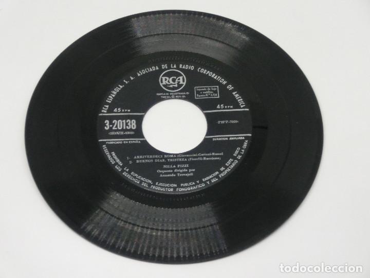 Discos de vinilo: SINGLE - NILLA PIZZI - ARRIVEDERCI ROMA - - Foto 3