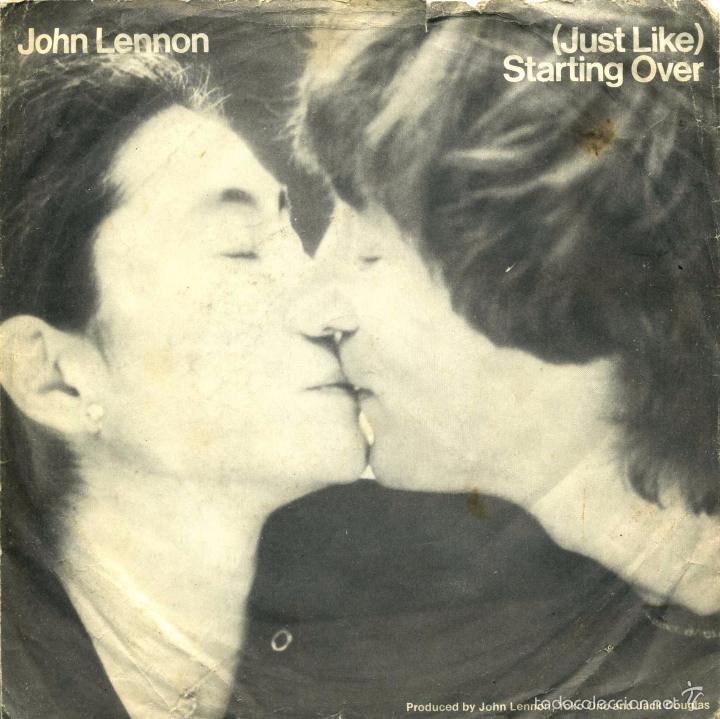 Discos de vinilo: John Lennon-(Just Like) Starting Over (7 single) - Foto 1