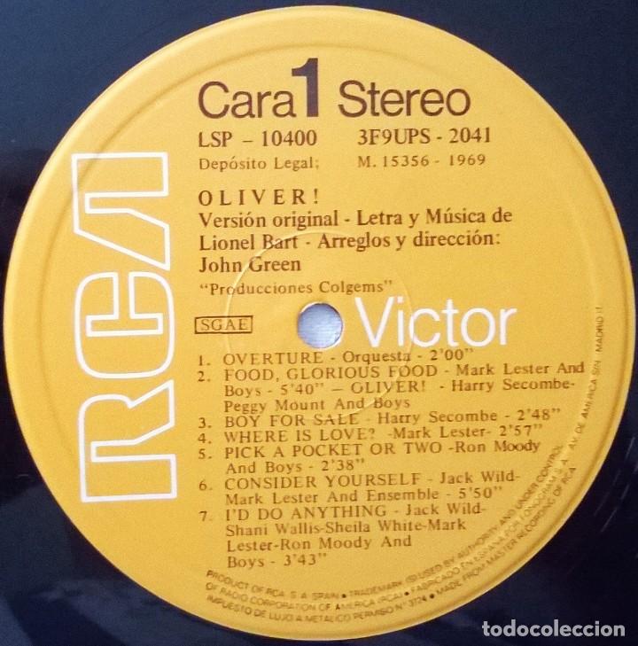 Discos de vinilo: Lionel Bart. Oliver! (Versi&oacute;n Original), - Foto 3