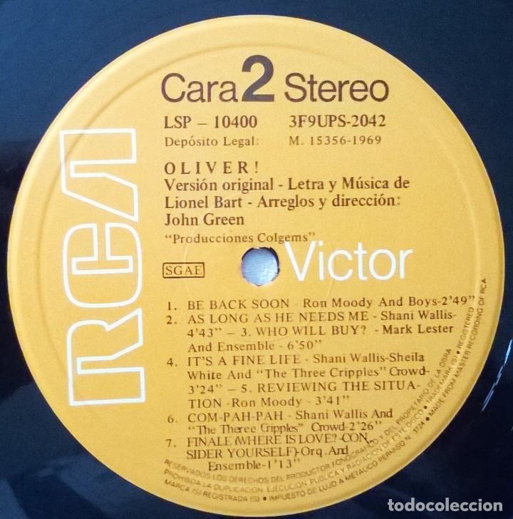 Discos de vinilo: Lionel Bart. Oliver! (Versi&oacute;n Original), - Foto 4