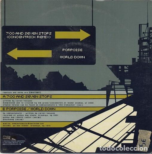 Discos de vinilo: SEMIAUTOMATIC - REMIXED BY CONCENTRIC - SINGLE PUNK DE VINILO CON 4 TEMAS - Foto 2