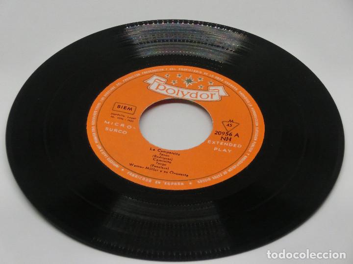 Discos de vinilo: SINGLE - WERNER M&Uuml;LLER Y SU ORQUESTA - TANGO EN LA NOCHE - 1958 - Foto 3