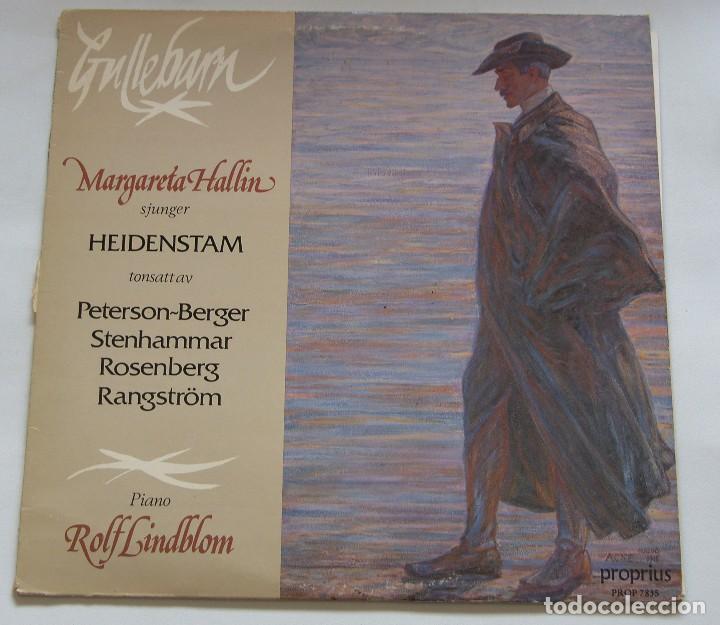Vinyl records: GULLEBARN - MARGARETA HALLIN SJUNGER HEIDENSTAM - PROPRIUS - SWEDEN