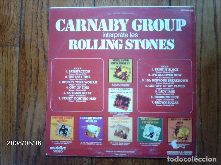 Discos de vinilo: carnaby group -  interpreta los rolling stones - Foto 2