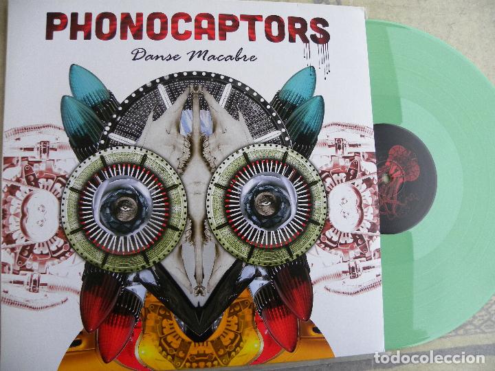 Discos de vinilo: PHONOCAPTORS- Danse Macabre -LP -vinilo color verde -impecable - Foto 1