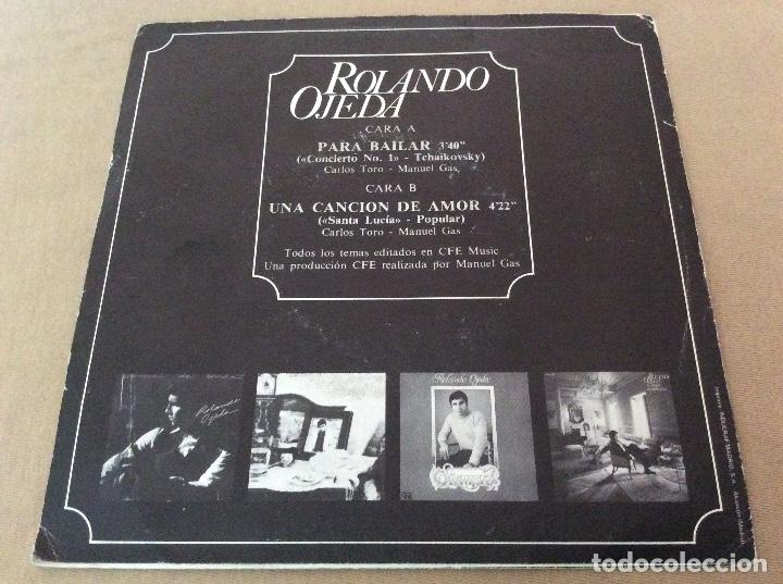 Discos de vinilo: ROLANDO OJEDA - PARA BAILAR. 1984. - Foto 2