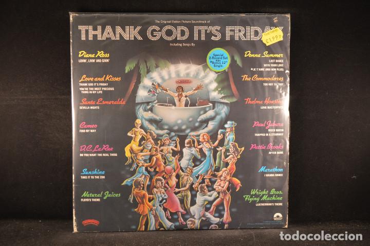Discos de vinilo: BSO - THANK GOD IT&acute;S FRIDAY - LP - Foto 1