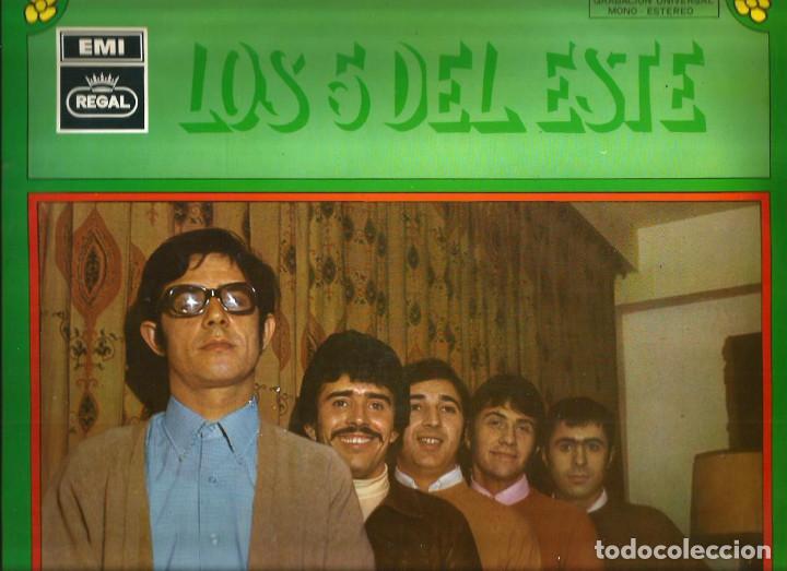 Discos de vinilo: LP LOS 5 DEL ESTE ( BUEN ESTADO ) 12 CANCIONES - Foto 1