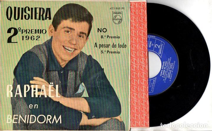 Discos de vinilo: RAPHAEL : QUISIERA (PHILIPS, 1962) - Foto 1