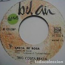 Discos de vinilo: TRIO COSTA BRAVA– YIRA, YIRA / CARITA DE ROSA - SINGLE FRANCE (SOLO DISCO)