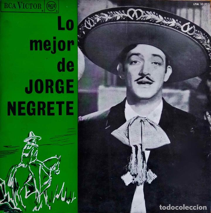 Discos de vinilo: JORGE NEGRETE, LO MEJOR DE. LP - Foto 1