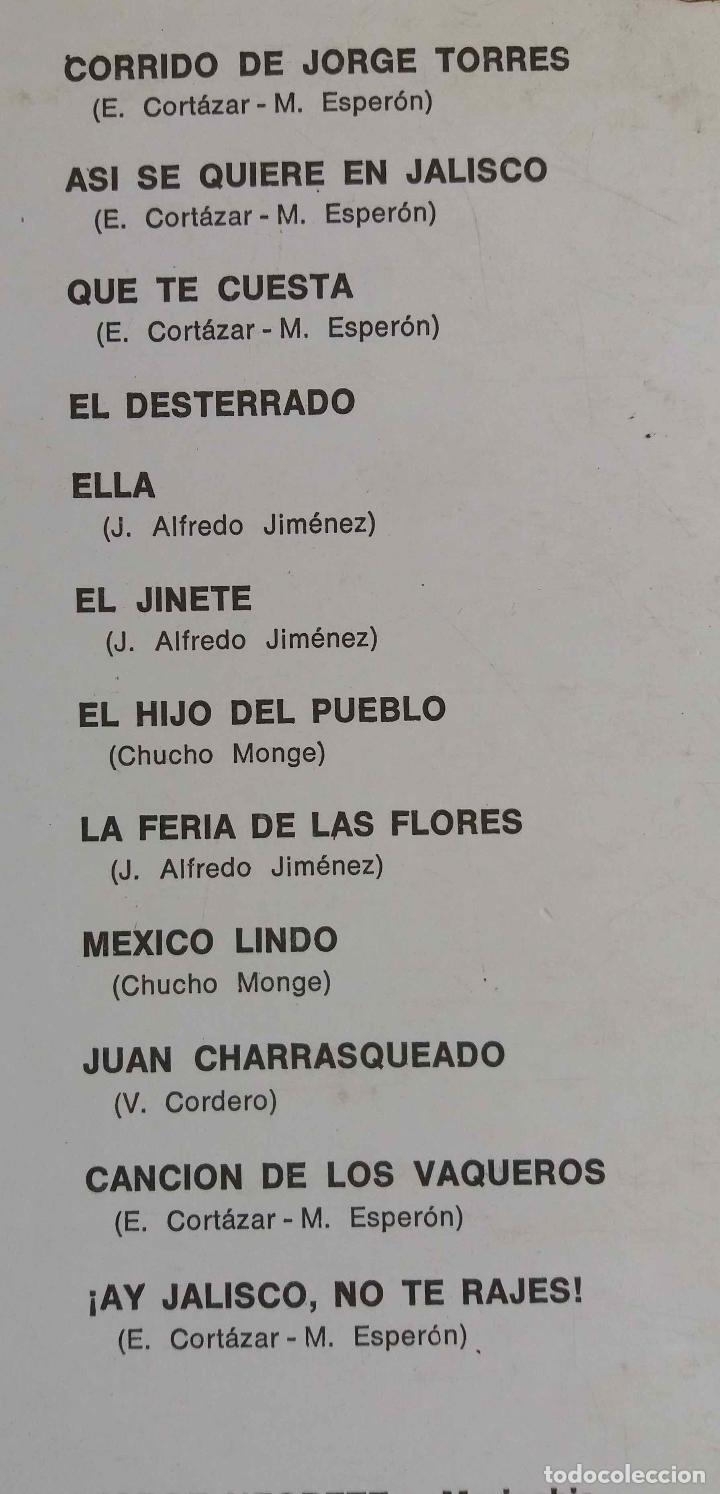 Discos de vinilo: JORGE NEGRETE, LO MEJOR DE. LP - Foto 2