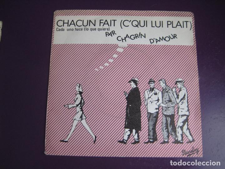 Discos de vinilo: CHAGRIN D'AMOUR Sg POLYDOR 1982 chacub fait (c'qui lui plait) +1 NEW WAVE POP FRANCIA - DISCO