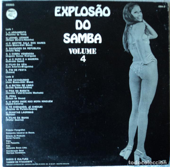 Discos de vinilo: Explosao do Samba - Volume 4 - Edici&oacute;n de 1975 de Brasil - Foto 2