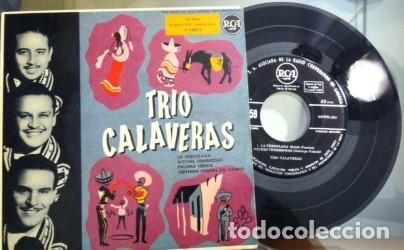 Discos de vinilo: TRIO CALAVERAS  DISCO VINILO, LA VERDOLAGA - Foto 1