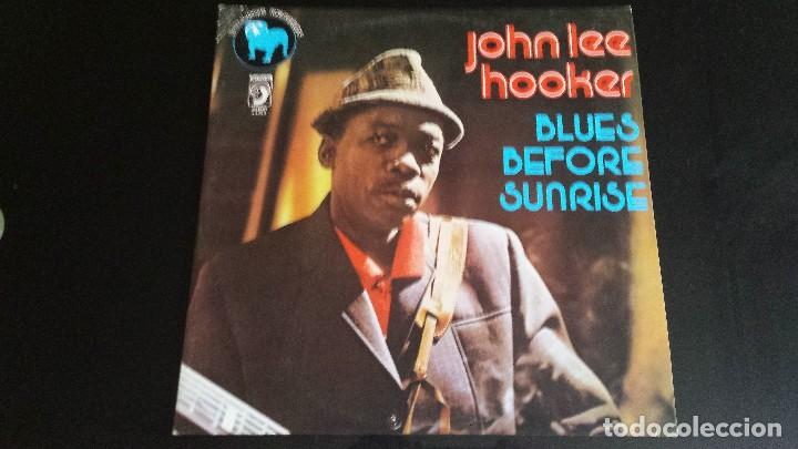 Discos de vinilo: LP JOHN LEE HOOKER: BLUES BEFORE SUNRISE (Edic. Spain 1981) - Foto 1