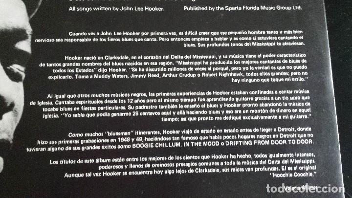 Discos de vinilo: LP JOHN LEE HOOKER: BLUES BEFORE SUNRISE (Edic. Spain 1981) - Foto 4
