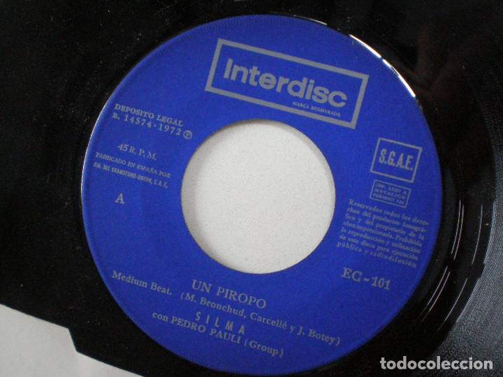 Discos de vinilo: SILMA -Cumbia Gitana +1 - SINGLE INTERDISC 1972 - Foto 2