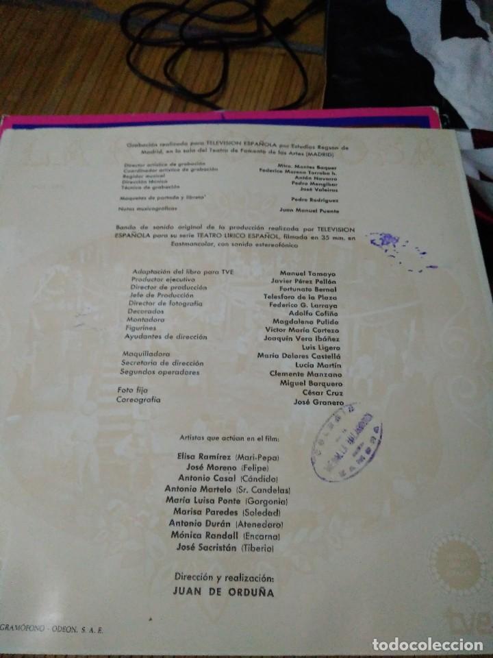 Discos de vinilo: LP LA ZARZUELA: LA REVOLTOSA - Foto 2
