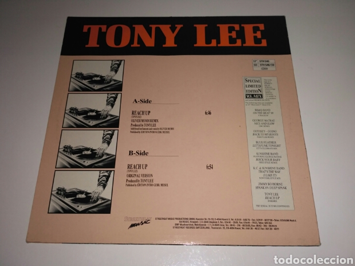 Discos de vinilo: Tony Lee - Reach Up - Foto 2