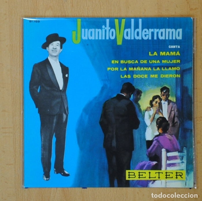 Discos de vinilo: JUANITO VALDERRAMA - LA MAMA + 3 - EP - Foto 1