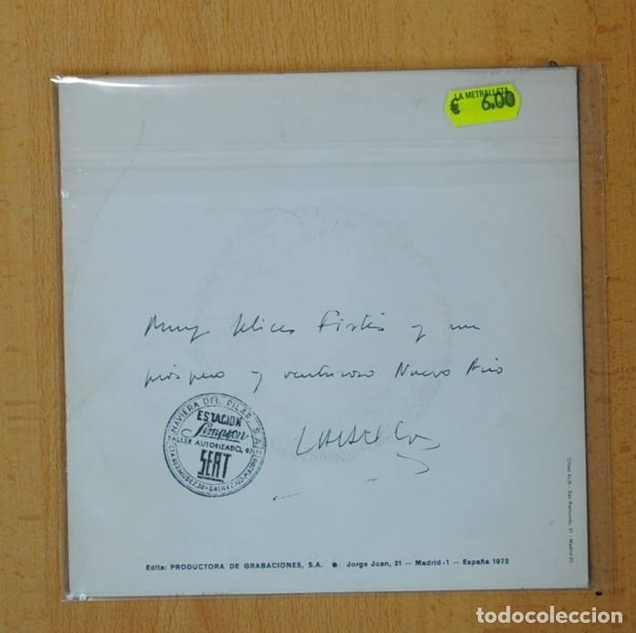 Discos de vinilo: BLUME - ADESTE FIDELIS - SINGLE - Foto 2