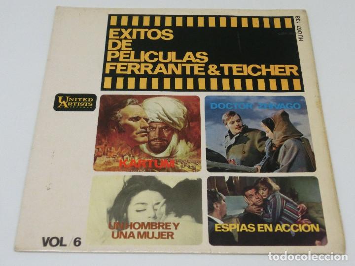 Discos de vinilo: &Eacute;XITOS DE PEL&Iacute;CULAS FERRANTE & TEICHER - VOLUMEN 6 - 1966 - Foto 1
