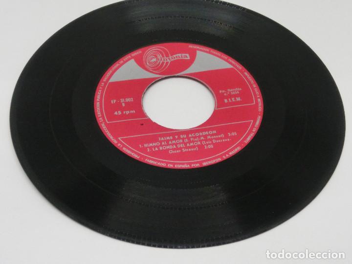 Discos de vinilo: SINGLE - JAIME Y SU ACORDEON - TEMAS FRANCESES - Foto 3