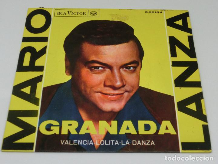 Discos de vinilo: SINGLE - MARIO LANZA - GRANADA - 1962 - Foto 1